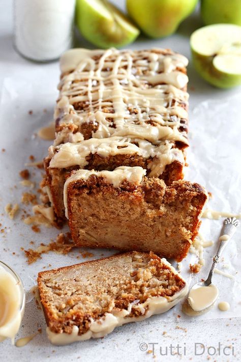 Apple Spice Cake, Loaf Cake Recipes, Apple Bread, Apple Cake Recipes, Loaf Cake, Apple Crumble, Apple Cake, Fall Baking, Sweet Tarts