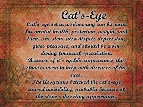 Cat Eye Crystal Meaning, Cats Eye Stone Meaning, Blue Cats Eye Crystal Meaning, Crystal Wishlist, Stones Meanings, Crystal Knowledge, Cats Eye Gem, Crystals For Luck, Crystal Tips