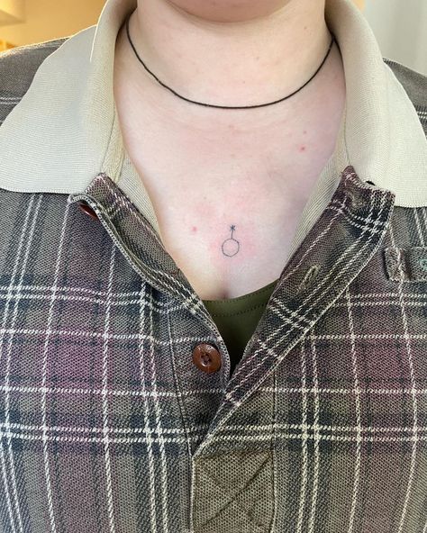 aaron (@letb0yscry) • Instagram photos and videos Nonbinary Symbol, Nonbinary Tattoo, First Tattoos, First Tattoo, May 11, Thank You So Much, I Tattoo, Tatting, Thank You