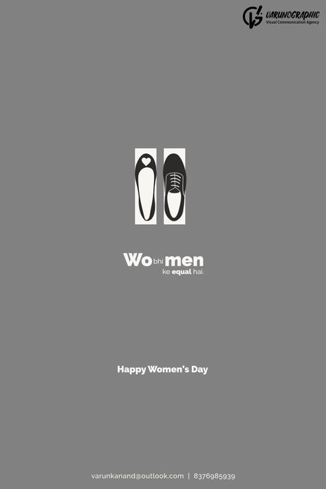 Women Equality Day Creative Ads, Women Creative Ads, Fashion Creative Ads Graphic Design, Women’s Day Creative Ads, Women's Day Creative Ads, Women Day Ideas Creative Poster, Friendship Day Creative Ads, Entrepreneurship Quotes Motivation, Graphic Design Portfolio Cover