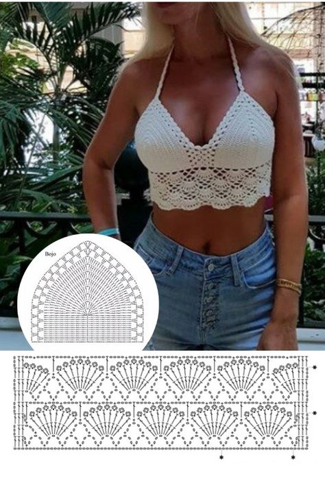 Crochet top pattern summer