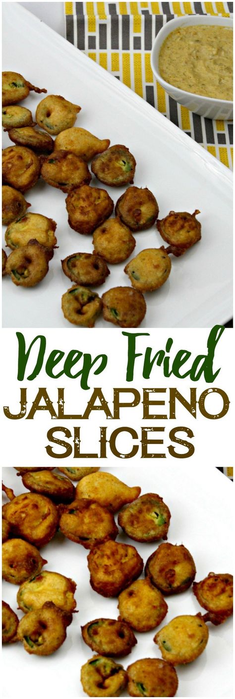 Fried Jalapeños, Melted Cheese Sauce, Fried Jalapenos, Jalapeno Recipes, Party Appetizers Easy, Deep Fryer, Strawberry Salad, Man Food, Food Garnishes