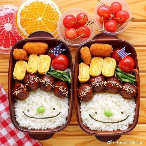 Bento Lunch Ideas, Character Bento, Bento Box Lunch For Kids, Bento Box Recipes, Cute Bento Boxes, Japanese Food Bento, Recipe Lunch, Kawaii Bento, Bento Lunches