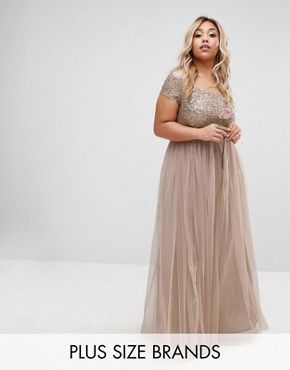 Plus size clothing | Plus size fashion for women | ASOS Gonna In Tulle, Plus Zise, Embellished Maxi Dress, Senior Prom, Indian Models, Bridesmaid Outfit, Plus Size Fashion For Women, Plus Size Kleidung, Plus Size Wedding