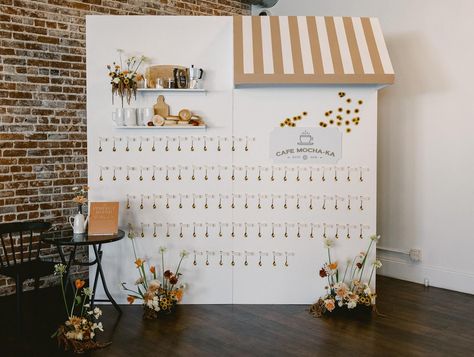 Custom seating display brewed for The Perfect Blend☕️ . . . Venue | @franciscangardens Planning | @louiseandthird Catering | @24carrotscatering Photography | @joncuphoto Videography | @ashleybeeco Floral Design | @crimson_floralco DJ | @shine.entertainment Invitations & Stationary | @copperwillowps Rentals | @sigpartyrentals & @bbjlatavola Hair/makeup | @studiommb Cake | @simplysweetcakery Escort Backdrop | @badercollective . . #custommade #fyp #fypage #coffee #cafe #explore #expl... Love Is Brewing, Café Mocha, Seating Chart, Coffee Cafe, Seating Charts, French Inspired, Dj, Hair Makeup, Floral Design