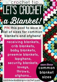 Blanket and Afghan Sizes for Crochet Tips Afghan Sizes, Crochet Blanket Sizes, Crochet For Beginners Blanket, Crochet Blanket Designs, Crochet Blanket Afghan, All Free Crochet, Afghan Pattern, Crochet Stitches Tutorial, Afghan Crochet Patterns