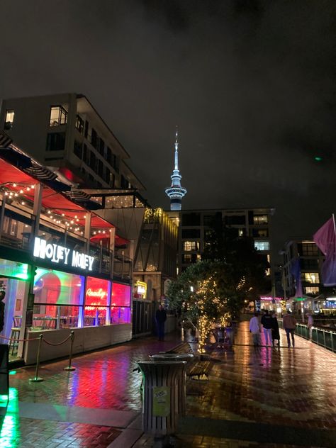 city at night with all of its lights Sky Tower Auckland Aesthetic, Auckland City Night Aesthetic, Canberra Aesthetic, Auckland New Zealand Aesthetic, Auckland Aesthetic, New Zealand Aesthetic, Night Life City, City Night Life, Shifting Realities