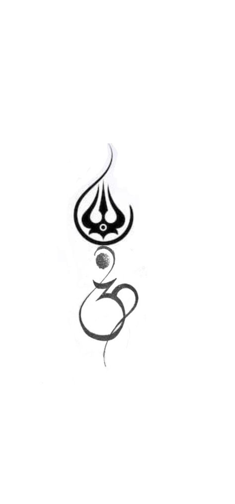 Om Sign Om Symbol, Trimurti Tattoo, Trishakti Tattoo, Hinduism Tattoos For Men, Tattoo Mantra, Trishul Design, Aum Tattoo, Devotion Tattoo, Om Trishul Tattoo