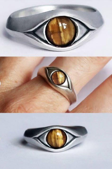 Fantasy Rings Magic, Mens Rings Silver, Mens Emerald Rings, Stone Rings For Men, Cosmic Ring, Wedding Ring Silver, Metal Art Jewelry, Mens Ring Designs, Cool Rings For Men