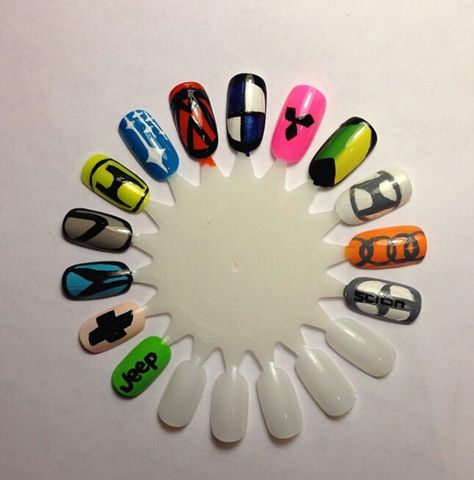 Car Inspired Nails, Car Themed Nails, Car Nails Designs, Car Nail Art, Car Nails, Long Fingers, Car Vibes, Nail Art Designs Diy, Car Themes