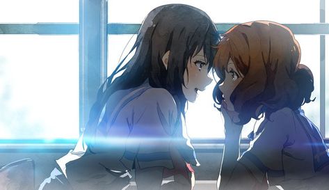 Reina Kousaka y Kumiko Oumae Kumiko Oumae, Reina Kousaka, Hibike Euphonium, Kyoto Animation, Slice Of Life, Light Novel, Classical Music, Anime, Art