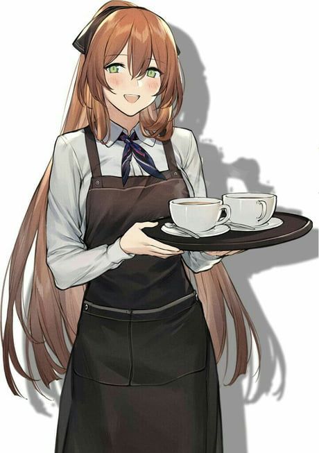 Bartender Anime, Anime Oc Female, Oc Female, Anime Maid, Girls Frontline, Girls Characters, Anime Oc, Manga Girl, Character Design Inspiration