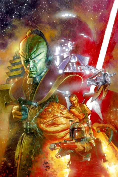 Shadows Of The Empire comic book cover art Shadows Of The Empire, Star Wars Illustration, Star Wars History, Star Wars Novels, Star Wars Books, Star Wars Concept Art, Star Wars 2, Star Wars Empire, Star Wars Wallpaper