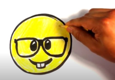 How to Draw Nerd Emoji - Cute Drawings - Easy Pictures to Draw #drawing #howtodraw #howtodrawnerdemoji Easy Pictures To Draw, Easy Pictures, Nerd Emoji, Emoji Drawings, Simple Pictures, Draw Drawing, Pictures To Draw, Easy Drawings, Cute Drawings