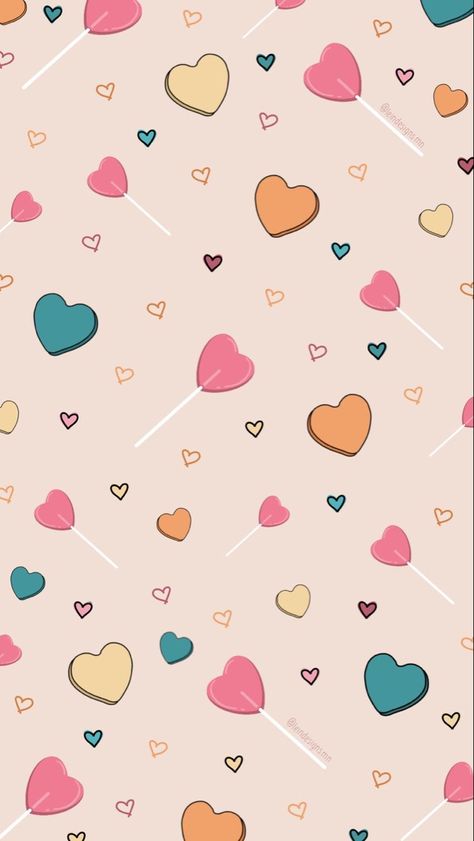 Wallpaper Iphone Valentines, Day Wallpaper Aesthetic, Wallpaper Valentines Day, Wallpaper Valentines, Wallpaper Hearts, Valentines Day Wallpaper, Candy Background, February Wallpaper, Valentines Wallpaper Iphone