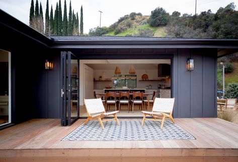 SJW - Midcentury - Deck - Los Angeles - by open mode | Houzz Office Shed, Silo House, Brick Exterior House, Backyard Shed, Casa Container, Shed Design, Tiny House Design, Pool House, Container House