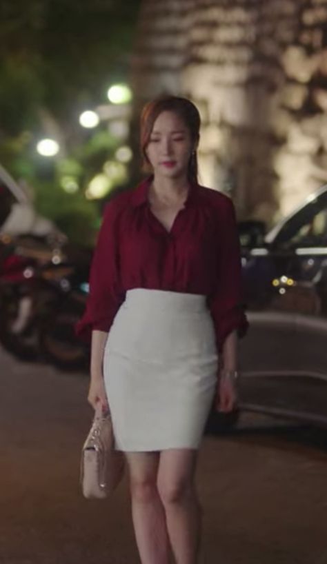 What’s Wrong With Secretary Kim Outfits, Kim Miso Secretary Outfit, Kim Mi So Secretary Outfit, Secretary Kim Outfit, Secretary Outfits Offices, Korean Fashion Women Dresses, Korean Fashion Work, Office Attire Women, Women Professional Attire