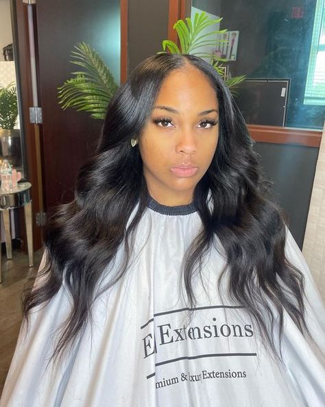 Beach Wave Sew In Hair Weaves, Yaki Straight Sew In, Versatile Sew In Weave, Straight Sew In, Versatile Sew In, Luxury Hair Extensions, Sew In Hairstyles, Sew In Weave, Raw Hair