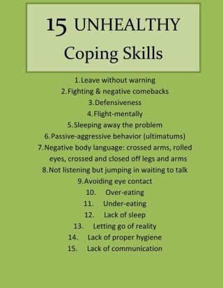 Character Struggles, Unhealthy Coping Skills, Coping Methods, Coping Skill, Dbt Skills, Dissociation, Counseling Resources, Group Therapy, Stressful Situations