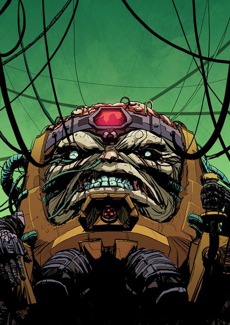 MODOK: Lines- Tristan Jones, Colors -Doug Garbark by DougGarbark.deviantart.com on @DeviantArt Modok Marvel, Mcu Villains, West Coast Avengers, Univers Marvel, Comic Villains, Marvel Superhero Posters, Comics Marvel, Marvel Villains, Superhero Wallpaper