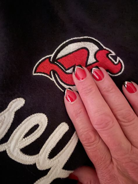 Hockey Nails, Nj Devils, Nail Inspo, Hockey, Nail Art, Wallpapers, Nails, Art, Nail Arts