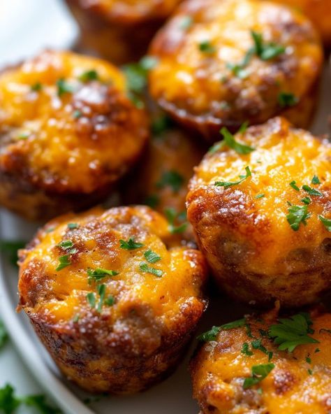 This is called "McGriddle Bites" and you can never stop at eating just 1! Bunch Ideas Lunch, Breakfast Snacks On The Go, Mc Griddle Bites, Sausage Mcgriddle Bites, What’s For Breakfast, Brunch Eggs For A Crowd, Mcgriddle Bites Recipe, Eggs For Breakfast Ideas, Sausage Mcgriddle Muffins