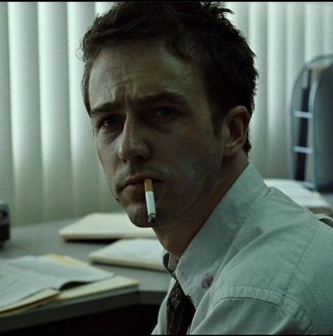 Edward Norton, A Man, Desk