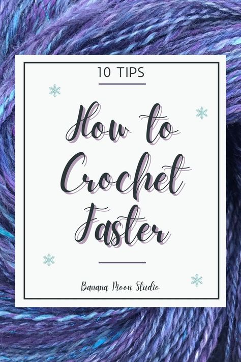 If you need to crochet faster, check out these 10 tips from Banana Moon Studio. Maybe you are making holiday decor, Christmas gifts, or holiday market items to sell. In any case, you're probably wondering if you can speed up your crochet so that you can finish your projects more quickly. Market Items To Sell, Crochet Christmas Projects, Stitch Markers Crochet, Crochet Hacks, Metal Crochet, Learn Crochet, Ceramic Yarn Bowl, Crochet Beginner, Crochet Friends