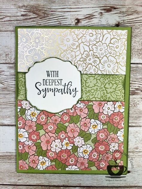 Stampin Up Sympathy Cards, Ornate Garden, Garden Suite, Cute Presents, Garden Designer, Designer Paper, Stamping Up Cards, Happy Birthday Greetings, Card Sketches