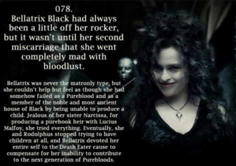 Loss can work a person over and cause unimaginable transformations. But we learned from Harry, YOU choose which end to land. Bellatrix And Hermione Ship, Bellatrix Lestrange Behind The Scenes, Bellatrix Headcanons, Bellatrix Lestrange And Voldemort, Happy Otter, Voldemort And Bellatrix, Bellatrix Black, Hp Ships, Headcanon Harry Potter