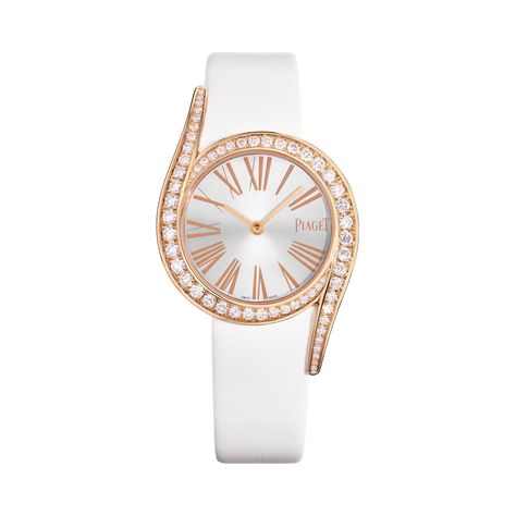 Luxury Classic Rose Gold Diamond Watch, Gold Diamond-accented Watch For Evening, Elegant Gold Diamond Watch With Pavé-set Diamonds, Piaget Gold Watch, Piaget Rose Necklace, Gold Diamond Watches, Watch Luxury, Paris Texas, Womens Watches Luxury