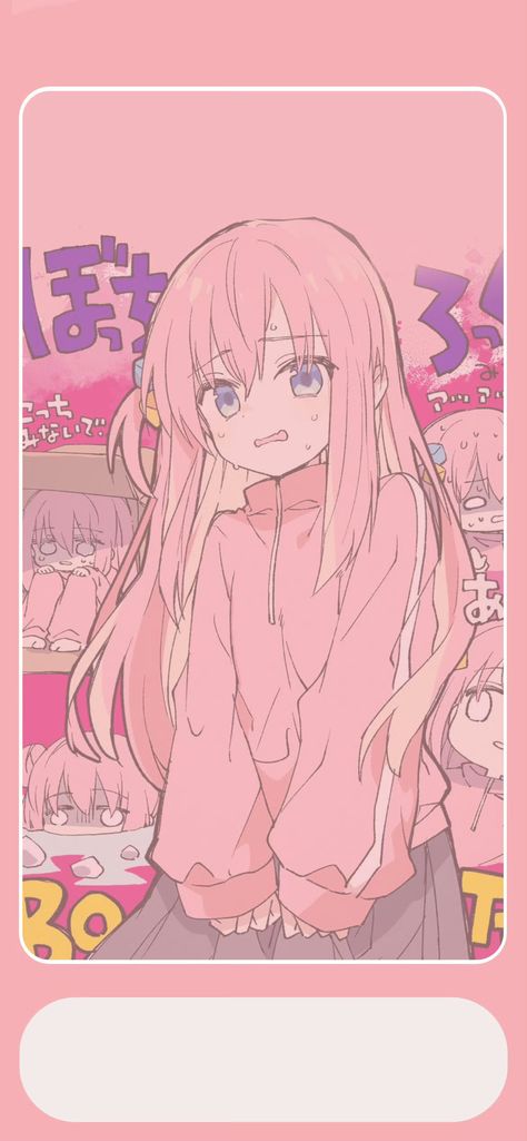 Pink Anime Aesthetic Wallpaper, Pink Anime Wallpaper, Aesthetic Homescreen, Band Wallpapers, Pink Wallpaper Iphone, Pretty Stuff, Pink Iphone, Home Wallpaper, Screen Wallpaper