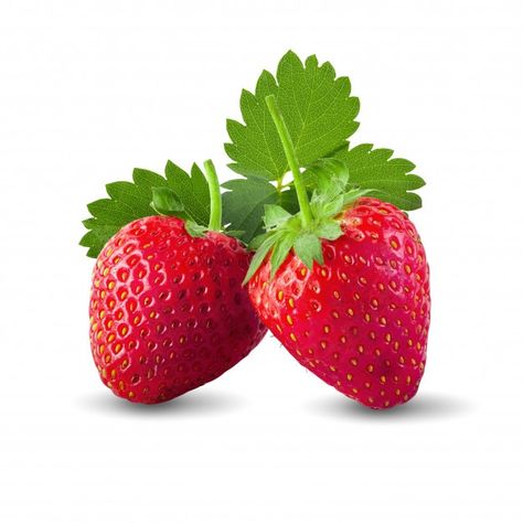 Buah Strawberry, Strawberry Pictures, Strawberry Leaf, Fruits Art, Strawberry Donuts, Strawberry Leaves, Fresh Smoothies, Raspberry Syrup, Berry Cake