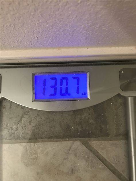 My weigh in July 13...130.7! 140 Lbs Scale, Scale 150 Lbs, 120 Pounds On A Scale, Scale 130 Pounds, 130 Lbs Scale, Weighing Scale Aesthetic, 45kg Scale Aesthetic, 130 Pound Woman, Weight Scale Aesthetic