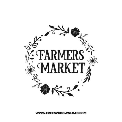 Farmers Market Sign Diy, Farmers Market Printables Free, Market Signs Ideas, Cute Farmers Market, Farmers Market Stickers, Farm Fest, Farmers Market Party, Pot Holder Svg, Cooking Svg