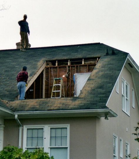 5 Add a dormer window for more space in a small bathroom, 1927 cottage remodel, My Sweet Cottage featured on @Remodelaholic Attic Man Cave, Balcony Aesthetic, Attic Design Ideas, Cottage Remodel, Dormer Window, Arsitektur Art Deco, Attic Staircase, Attic Office, Attic Renovation Ideas