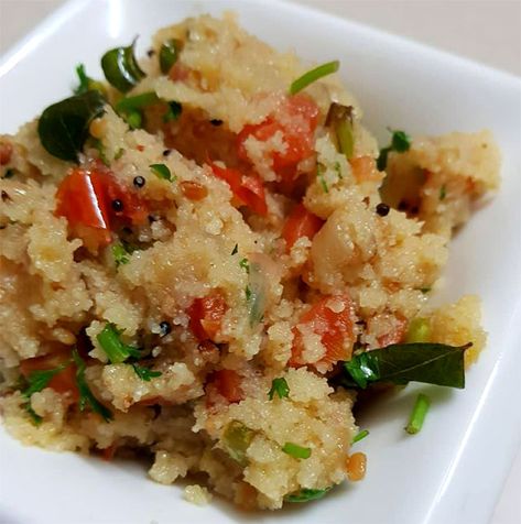 Vegetable Upma Recipe - Rava Upma Recipe - Sooji Upma Upma Recipe Indian Breakfast, Upma Recipe Sooji, Vegetable Upma Recipe, Rava Upma Recipe, Rava Upma, Healthy Breakfast Choices, Egg Muffins Recipe, Upma Recipe, Easy To Make Breakfast