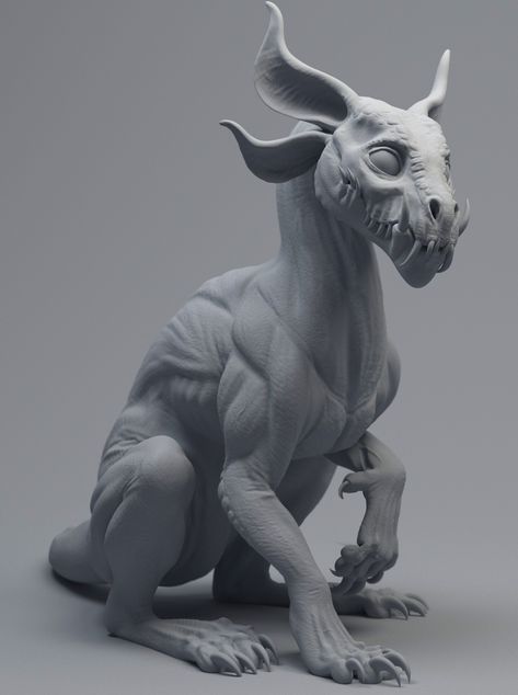 ArtStation - alien cat sculpt, silana cadou Cat Monster Concept Art, Cat Concept Art, Concept Art Creature, 3d Creature, Alien Animals, Cat Monster, Dragon Anatomy, Alien Cat, Creature 3d