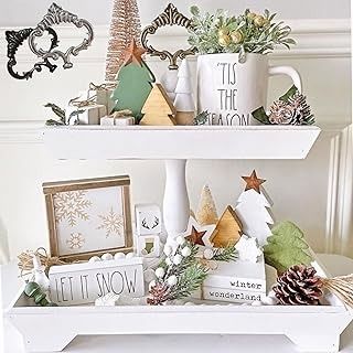 Amazon.ca: Two Tiered Tray Halloween Decorations Coffee Bar Kitchen Counter, Bar Kitchen Counter, Antique Silver Paint, Kitchen Counter Dining, Two Tiered Tray, Tier Serving Tray, Coffee Bar Kitchen, Shabby Chic Farmhouse Decor, Chic Farmhouse Decor