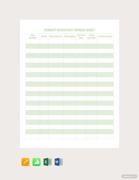 Format Inventory Spreadsheet Template Inventory Spreadsheet, Spreadsheet Design, Excel Spreadsheets Templates, Handwriting Worksheets, Spreadsheet Template, Free Word, Retro Logos, Excel Spreadsheets, Template Google