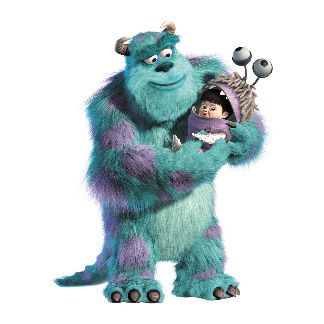 Monsters Inc Sulley holding Boo in costume in arms Sulley And Boo, Sully And Boo, Sully Monsters Inc, Image Monster, Monsters Inc University, Animiertes Gif, Gif Disney, Horror Pictures, Disney Monsters