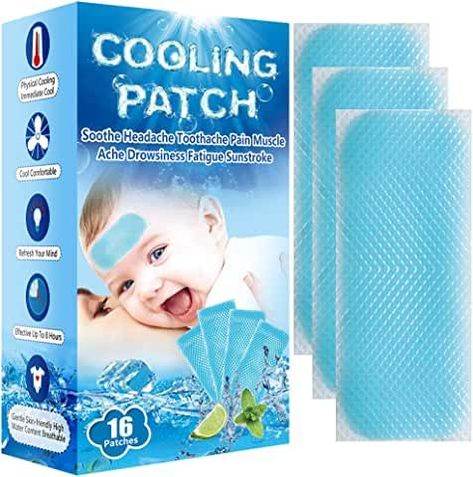 Fever Relief, Kids Fever, Fever Reducer, Cool Patches, Runny Nose, Muscle Aches, How To Get Sleep, Cold Therapy, Migraine