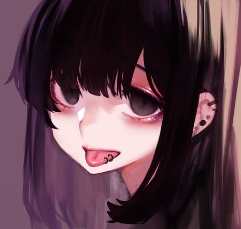 Image about cute in icons ೃ༄ by ‍ on We Heart It Ultron Wallpaper, Anime Gothic, Foto Cartoon, Anime Goth, Arte Do Kawaii, Aesthetic Goth, Anime Head, 얼굴 그리기, Cat Anime