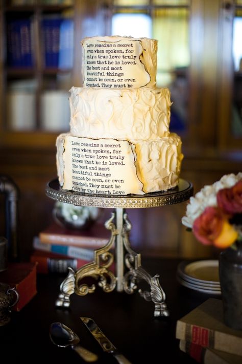 cake memoirs Library Cake, Book Themed Wedding, Literary Wedding, Library Wedding, Wedding Dessert, Wedding Desserts, Wedding Book, Cake Inspiration, Cake Art