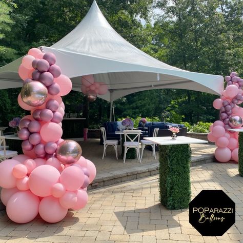 Crisco Recipes, Tent Decor, Balloons Decorations, Clear Balloons, Tent Decorations, Balloon Arrangements, Tea Party Bridal Shower, Fairy Birthday, Balloon Columns