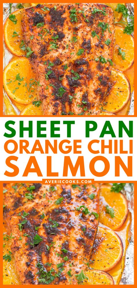 Orange Pepper Salmon, Baked Orange Salmon, Salmon Orange Recipe, Orange Salmon Recipes Baked, Citrus Baked Salmon, Friday Fish Dinner Ideas, Orange Roughy Recipes Baked, Orange Salmon Recipes, Orange Roughy Recipes