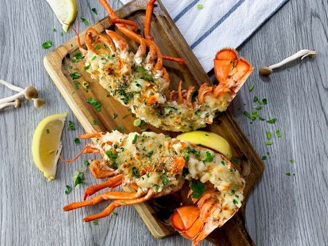 Lobster Thermidor - Lobster Thermidor Recipe, Lobster Menu, Lobster Thermidor, Famous Dishes, How To Cook Lobster, Australia Food, Lobster Meat, Food Photoshoot, White Wine Sauce