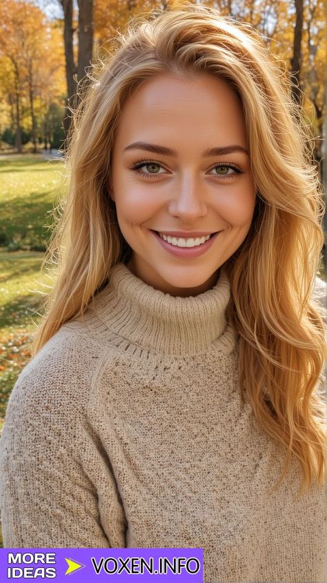 Hair For Freckled Skin, Blonde For Autumn Skin, Blonde Hair For Yellow Undertones, Strawberry Blonde Hair Tan Skin, Blonde To Fall Hair, Strawberry Honey Blonde Hair, Warm Autumn Hair Color Blonde, Blonde For Warm Skin Tone, Cool Strawberry Blonde Hair