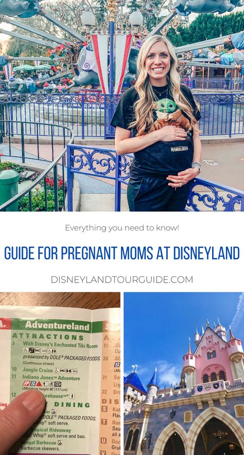 Guide for Pregnant mamas going to Disneyland - Disneyland Resort tips and more Disneyland While Pregnant, Pregnant At Disneyland, Disneyland Outfits Pregnant, Disneyland Maternity Outfit, Maternity Outfits For Disney World, Disneyland Pregnant, Disney Pregnant Outfit, Disney Maternity Outfits, Pregnant Disney Outfit