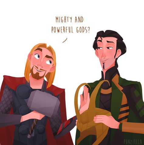 Road to El Thorado by muttonfudge.deviantart.com on @deviantART Miguel And Tulio, Funny Nerd Shirts, Silly Goober, Funny Nerd, Nerd Shirts, Idee Cosplay, Fandom Crossover, Marvel Memes, Avengers Assemble